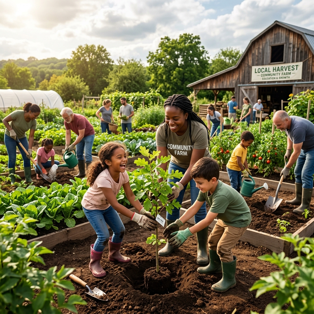 Community farming project and education